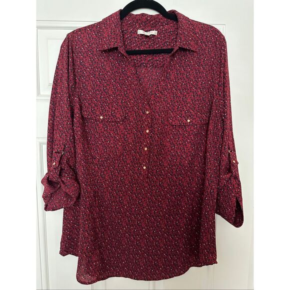 Skies are Blue patterned blouse size XL - Picture 2 of 7